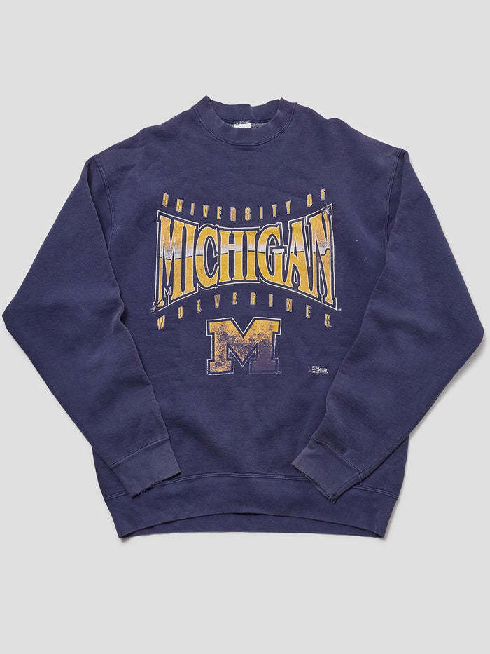 Vintage University of Michigan Mock Neck