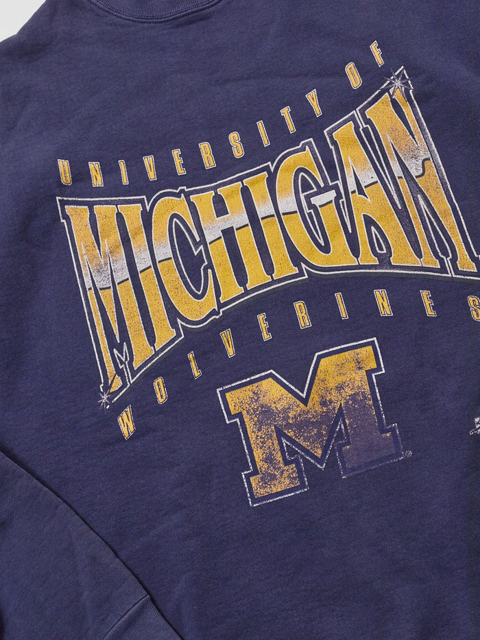 Vintage University of Michigan Mock Neck