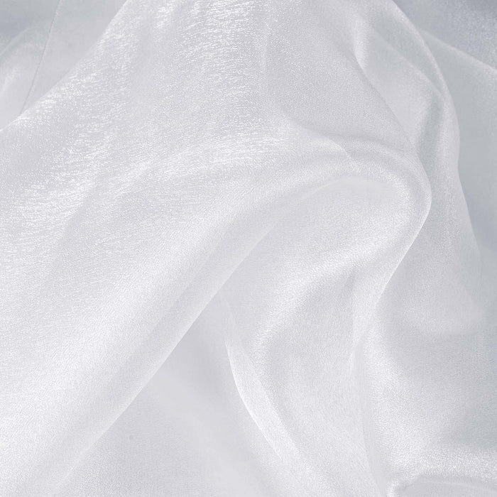 Sheer white fabric with a soft, smooth texture. #whtbkgd