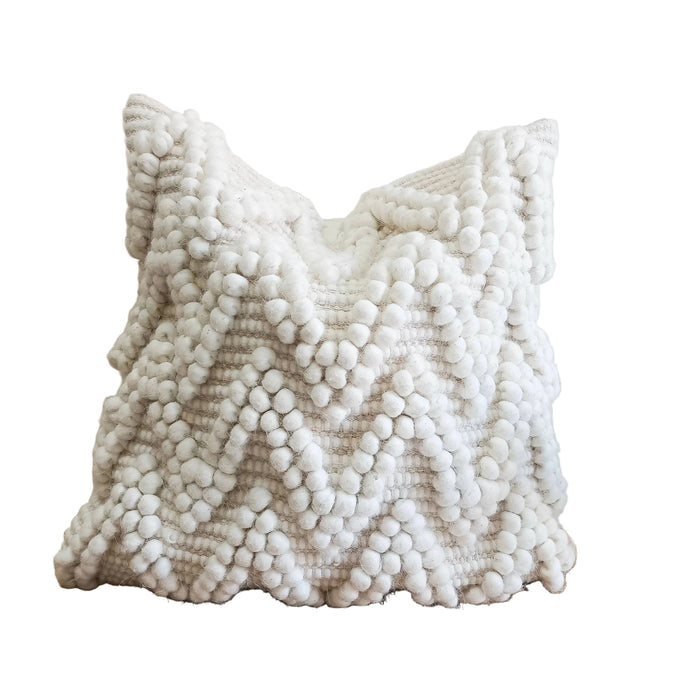 Zig Zag Wool Cushion Cover